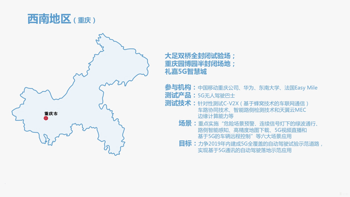 5G自動(dòng)駕駛試驗(yàn)場圖鑒:全國24城落地8大測試區(qū),東北西北“缺席”