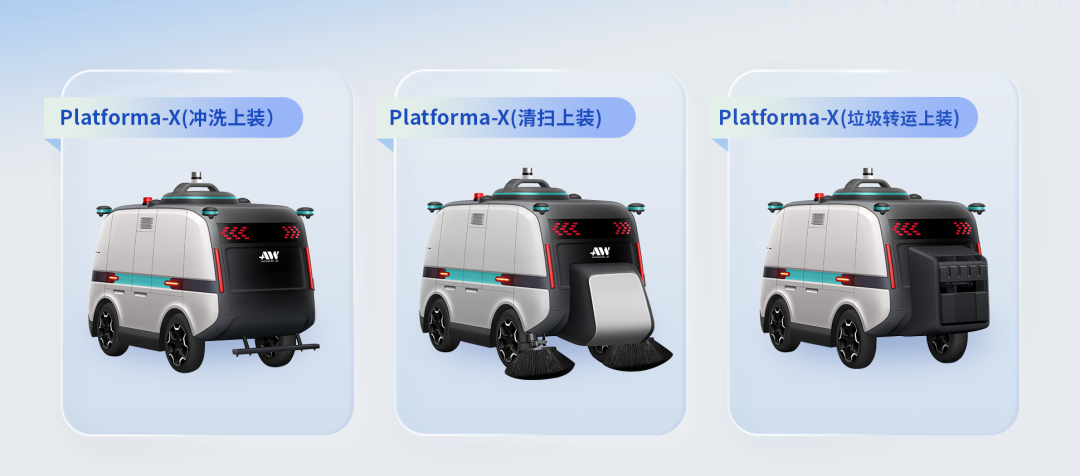 仙途智能-Platforma-X可搭載多種上裝,實現一車多用